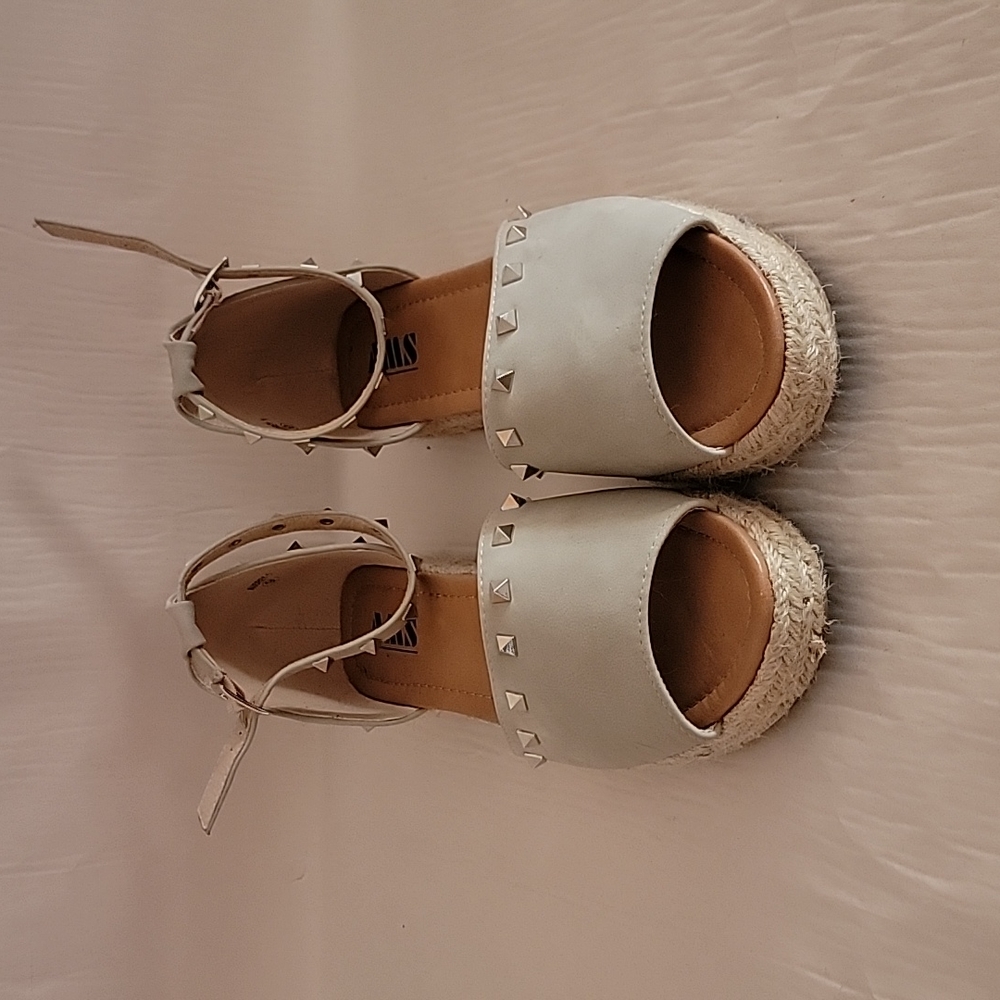 AMS Open Toe Espadrilles Sandals